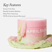 Load image into Gallery viewer, APRILSKIN's Pink Aloe Mask-to-Foam Soothing Cleanser