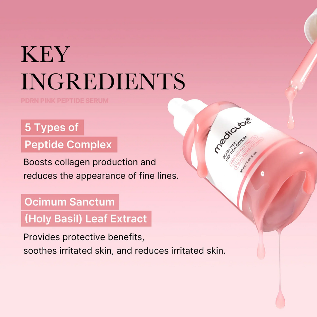 Medicube PDRN Pink Peptide Serum - 30 ml