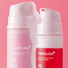 Load image into Gallery viewer, Medicube - PDRN Pink Collagen Bubble Serum
