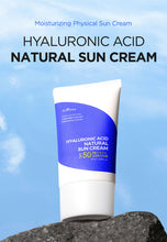 Load image into Gallery viewer, Isntree - Hyaluronic Acid Natural Sun Cream - 100% physical SPF50+ PA++++ - 50ml
